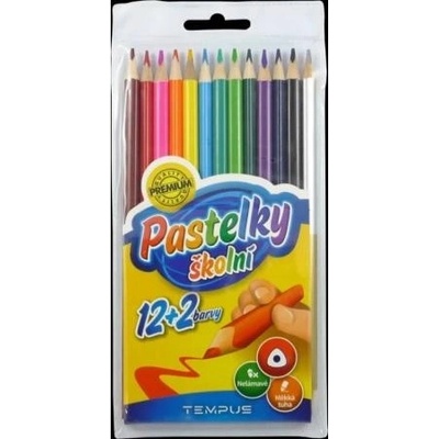 Tempus voskové pastelky 14 ks