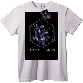 NOONEBRAND Тениска Davel Alpha Anime - M, White