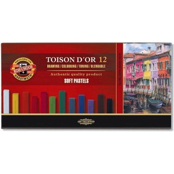 Toison d´or suché pastely soft pastel hranaté 12 ks