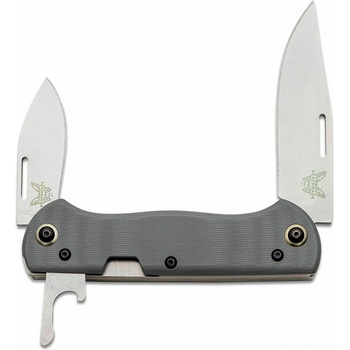 BENCHMADE Weekender 2-Blade Slipjoint Folding Knife, Cool G-10 - 317