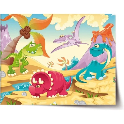 Sablio Plagát Dinosauri 5 - 90x60 cm