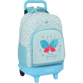 SAFTA Ученическа раница safta butterfly с количка