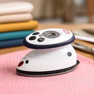 PRYM Napařovací žehlička MINI 611 915, cestovní, plynulé nastavení teploty, 500 g – Zboží Dáma