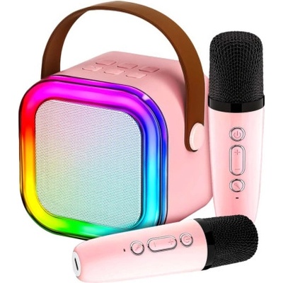 MG Sing Set Bluetooth Karaoke mikrofóny a reproduktor ružový