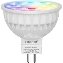 MiBoxer LED žiarovka MR16 ovládaná cez 2,4 Ghz, RGB + CCT