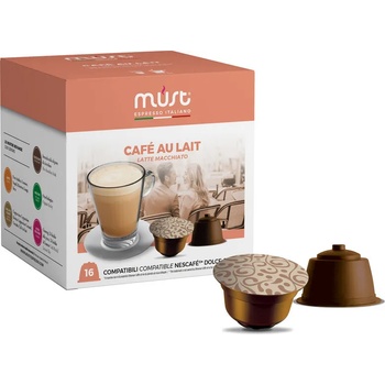 Лате макиато (Latte Macchiato) MUST съвместими с кафемашини Dolce Gusto (16 бр. )