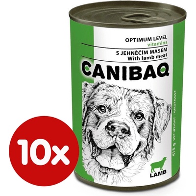 Canibaq Classic jahňacie 10 x 415 g