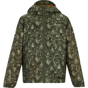 Regatta Детско водоустойчиво яке Regatta Kid's Printed Lever II Waterproof jacket - Light Sage / Line Camo - размер 5-6 Years (703-7794-0312)