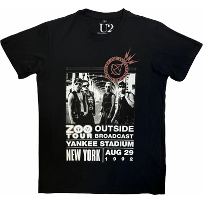 U2 Zoo TV Tour NY Poster 08.29.92 čierna