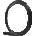 Normann Copenhagen Кука за стена Loop L черна (605848)