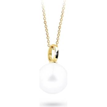 Cutie Jewellery Zlatý prívesok s perlou Z3029Z Biela