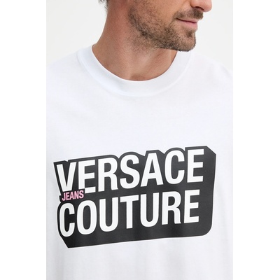 Versace Jeans Couture Памучна тениска Versace Jeans Couture (79GAHP02.CJ01P)