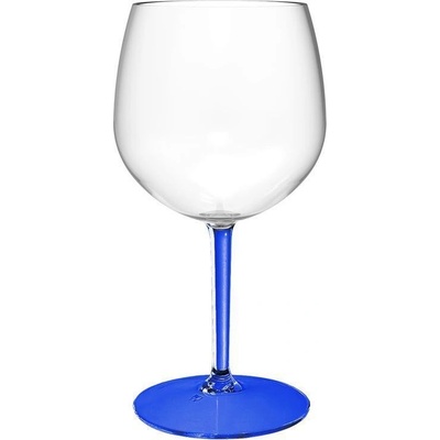 Nero Champagne.cz zbitná sklenice na víno Modrá 580 ml
