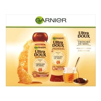 Garnier Ultra Doux Trésors de Miel šampon pro oslabené a lámavé vlasy 250 ml + balzám 200 ml dárková sada