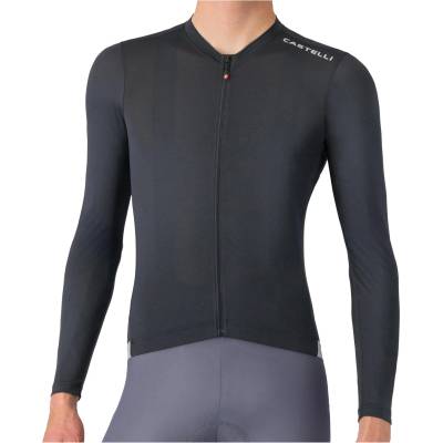 Castelli Мъжка фланелка с дълъг ръкав за колоездене Castelli Espresso 2 L/S Jersey Cycling jersey - Black - размер XL (056-3890-0115)