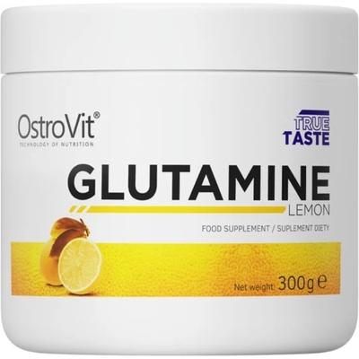 OstroVit Glutamine Powder, лимон, 300 g, OstroVit