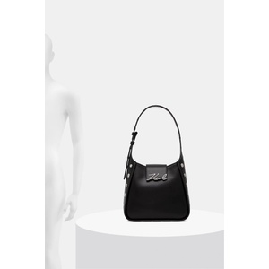 KARL LAGERFELD чанта тип хобо дамска от кожа K/SIGNATURE (B3W30022)