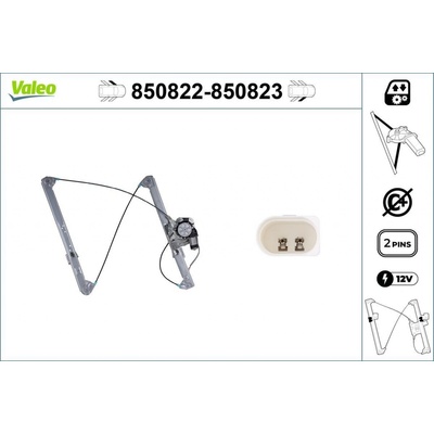 Zvedací zařízení oken VALEO 850822