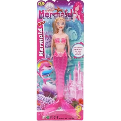 Wiky Bábika Morská víla 30 cm ružová