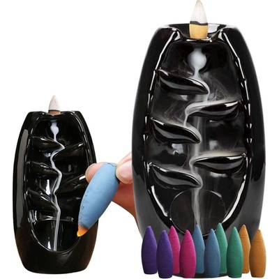 Verk 27420 Keramická aroma lampa kouřový vodopád černá – Zbozi.Blesk.cz