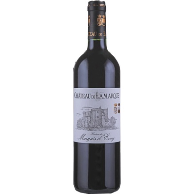 Château de Lamarque 'Heritiers des Marquis d'Evry' Haut-Médoc suché červené 2020 14% 0,75 l (holá láhev)