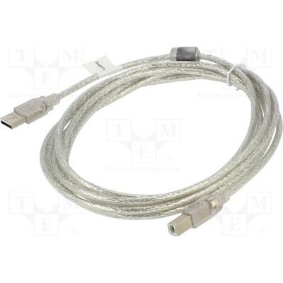 Lanberg CA-USBA-12CC-0030-TR USB 2.0, USB A vidlice,USB B vidlice, zlacený, 3m