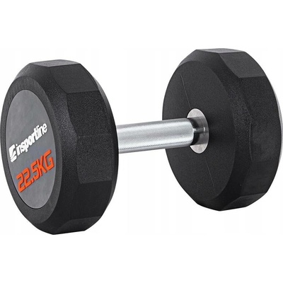 inSPORTline Potažené pogumované jednoruční činky 1 x 22,5 kg