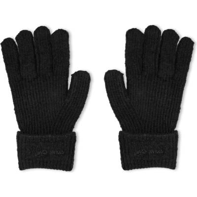 Jack Wills Ръкавици Jack Wills Knitted Gloves - Black