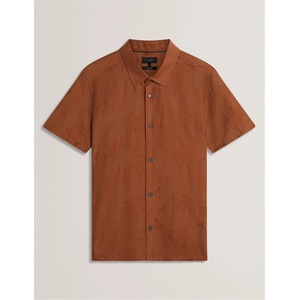 Ted Baker Тениска Ted Baker Men's T-Shirt - Brn-Red