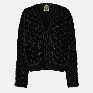 Biba Дамско яке Biba Womens Vel Sparkle Quilted Jacket - Black