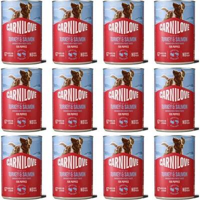 Carnilove Dog Can Turkey and Salmon Puppies 12 x 400 g