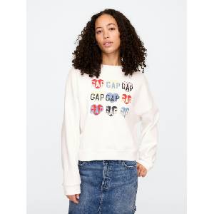 GAP Суитшърт овърсайз GAP GAP | Siv | ЖЕНИ | XXS