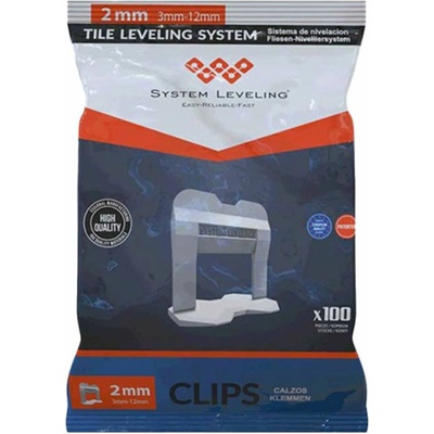 System Leveling SL1112 nivelační spony 2mm (100ks) – Zboží Mobilmania