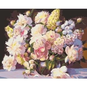 Smart Flamingo Creative set Flamingo Line Painting by numbers 40x50cm Bouquet (FSY222)