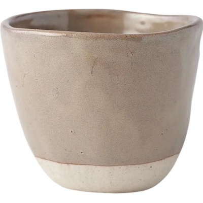MIJ Šálka LOPSIDED hnedá keramika 180 ml