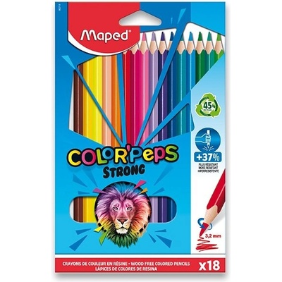 Maped 862718 Color'Peps Strong 18 ks