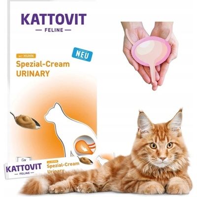 Kattovit Cestoviny Urinary Cream s kuracím mäsom 6 x 15 g