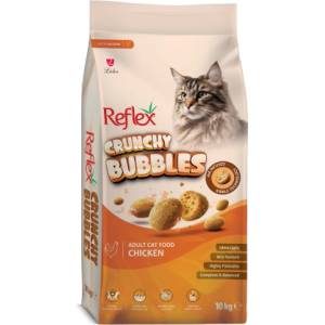 Lider Pet Food Crunchy Bubble Adult Cat Chicken - Пълноценна храна за израснали котки от всички породи с пилешко 10кг