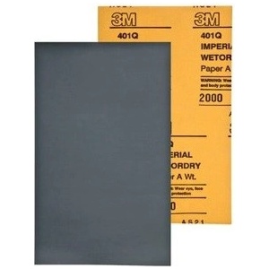 3M 401Q Абразивен лист WetorDry Micro Fine, 138 mm x 230 mm P1500 (7100050365)