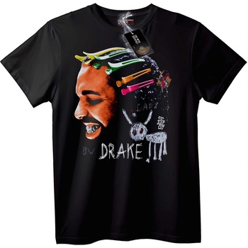 NOONEBRAND Тениска Drake магаре - S, Black