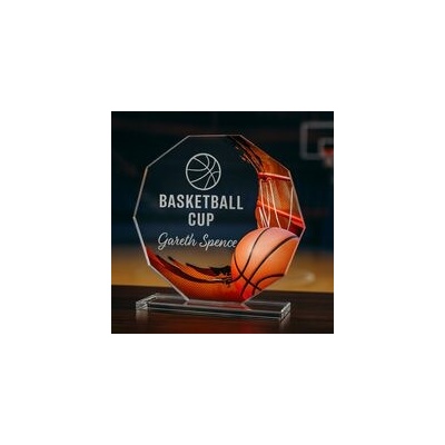 Poháry Bauer Skleněná trofej CR2024301M07 Basketball