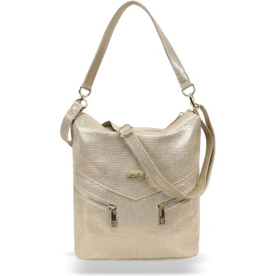 Zellia dámska kabelka cez rameno rosegold 38 x 25 cm