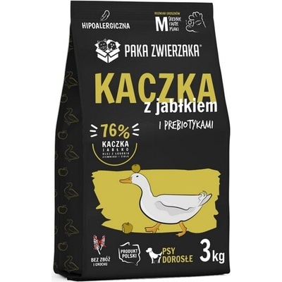 Paka Zwierzaka Duck with apple M 3 kg