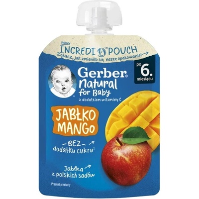 Gerber Пауч Ябълка и Манго 80г