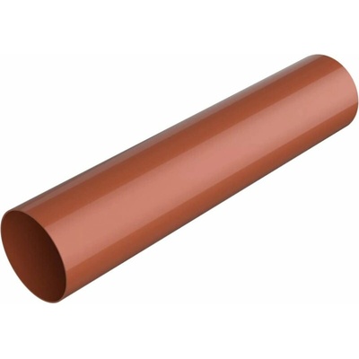 Covernit Plastový odkvapový zvod 63 mm tehlovo červená