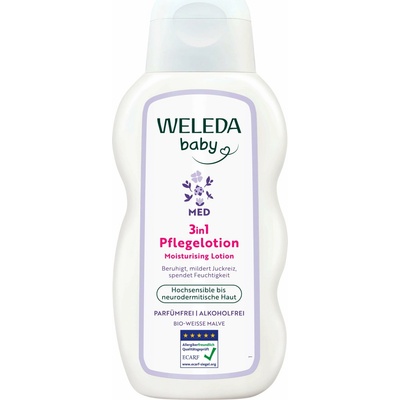 Weleda Ošetrujúce mlieko s bielym slezom 3v1 baby MED 200 ml