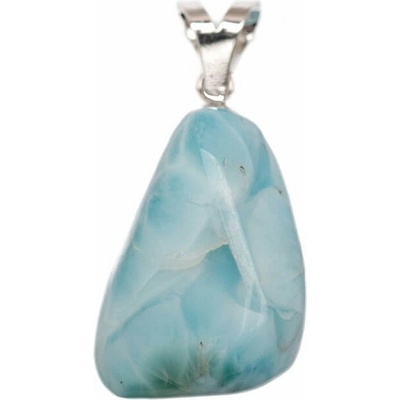 Nefertitis Larimar přívěsek tamblovaný AA kvalita stříbro č. 19 NF63978