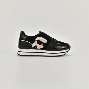 Karl Lagerfeld kožené sneakers boty KL61930N Velocita II černá