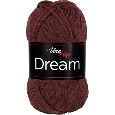 Vlna-hep Dream - australská merino vlna Dream: 6407 čokoládová