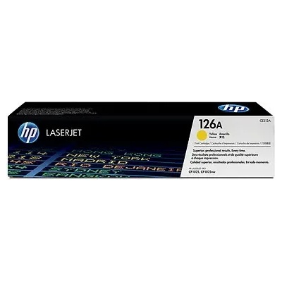 HP Консуматив, HP 126A Yellow LaserJet Toner Cartridge (CE312A)